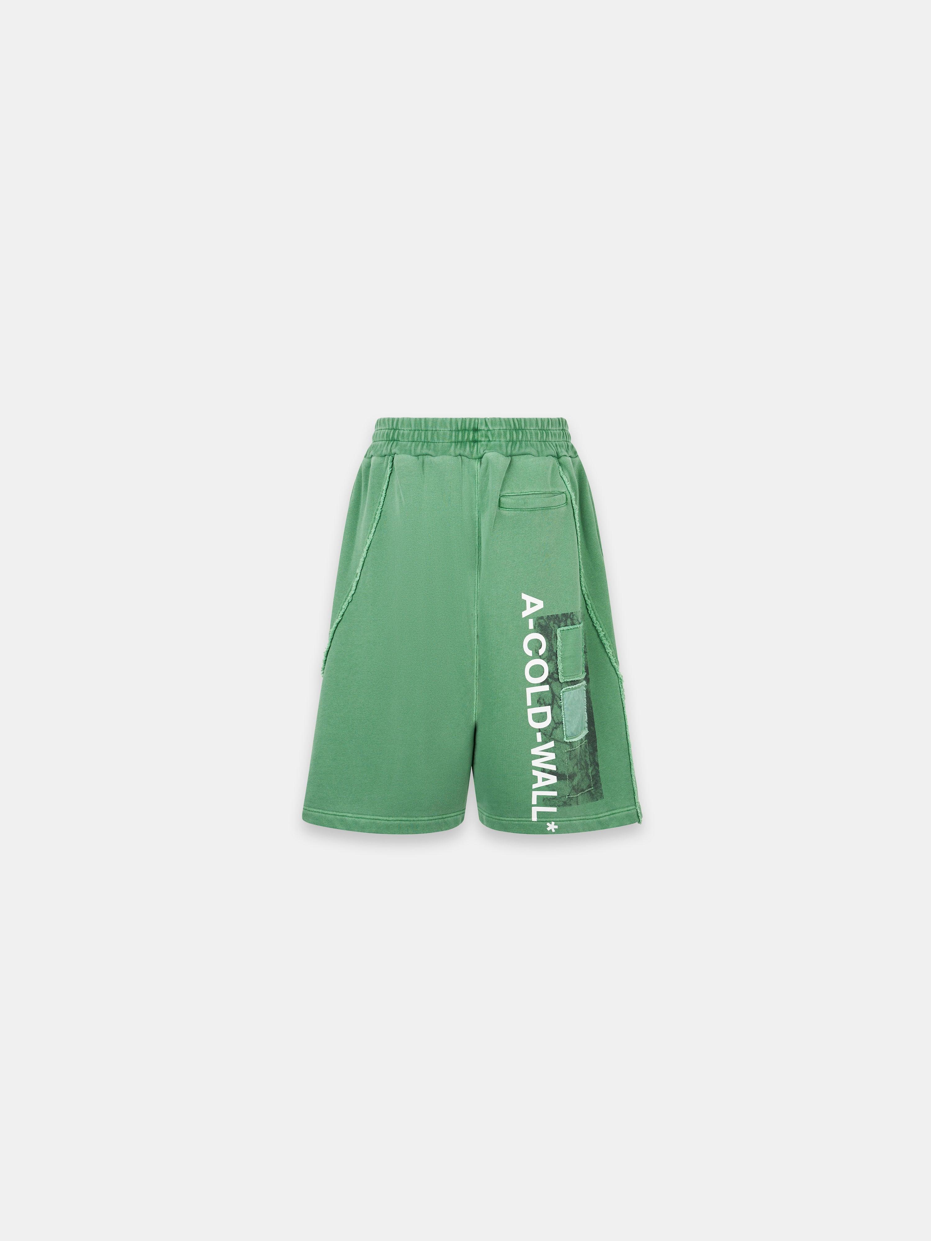 Cubist Sweatshort Volt Green by A-COLD-WALL*