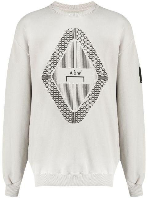 Gradient logo-print sweatshirt by A-COLD-WALL*