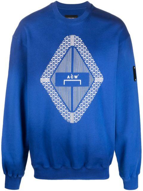 Gradient logo-print sweatshirt by A-COLD-WALL*
