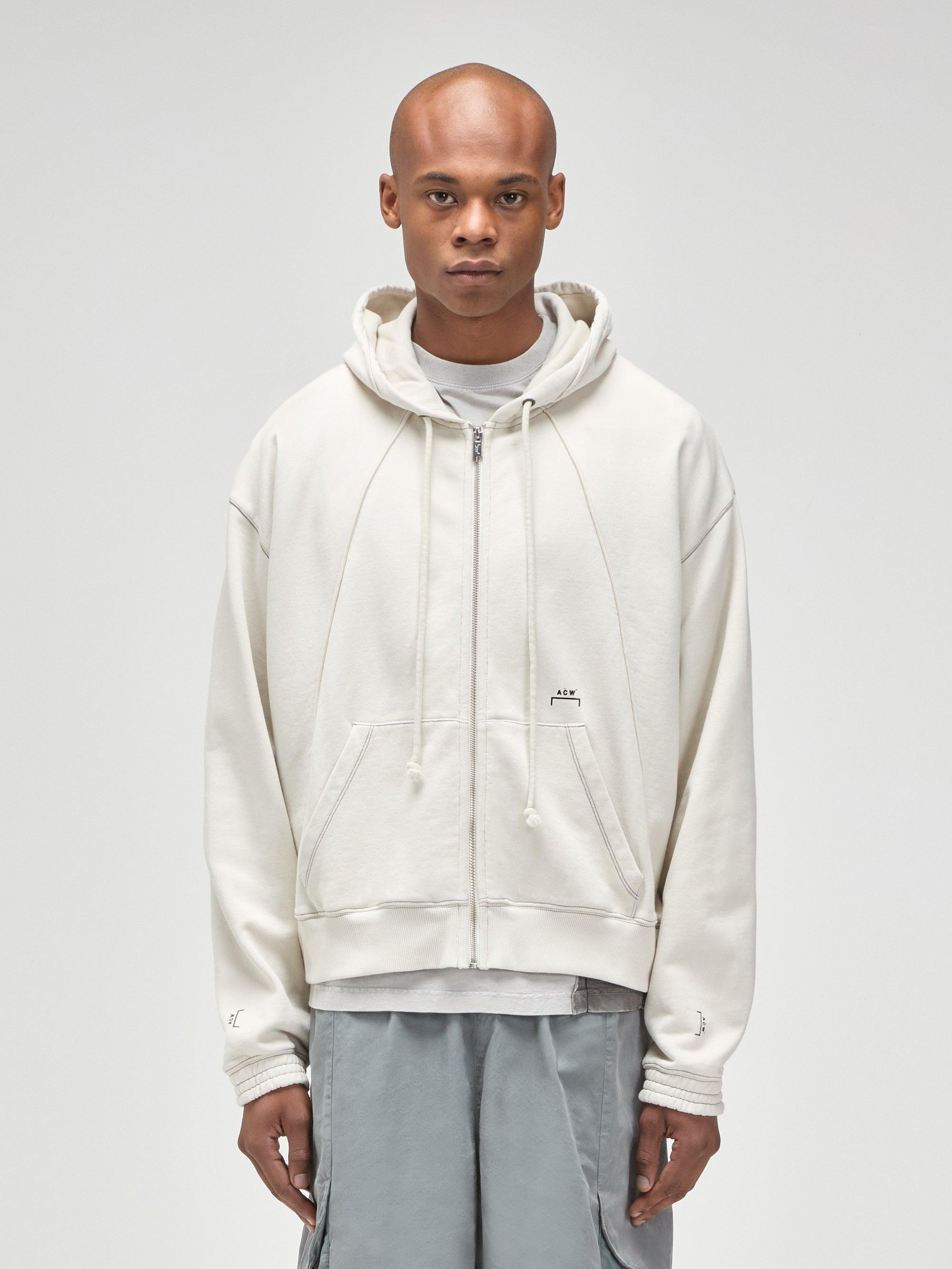 Milbank Zip Hoodie Bone by A-COLD-WALL*