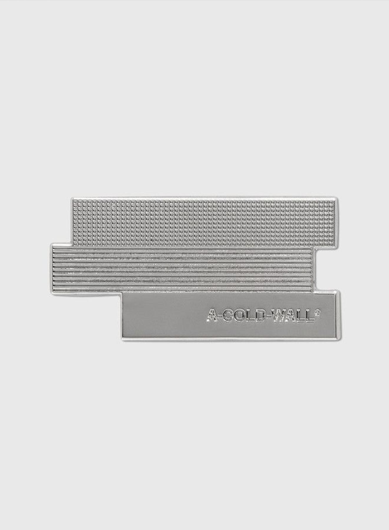 Stacked Badge Silver by A-COLD-WALL*
