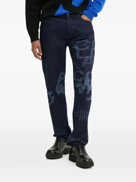 graphic-print jeans by A-COLD-WALL*