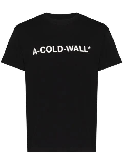 logo-print cotton T-shirt by A-COLD-WALL*