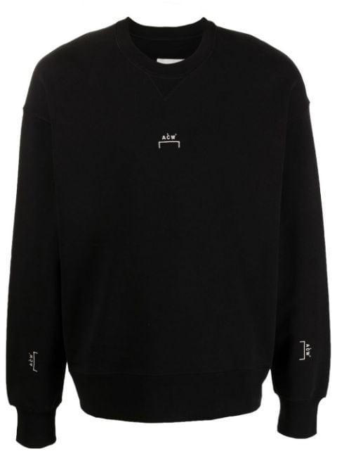 logo-print crew neck sweatshirt by A-COLD-WALL*