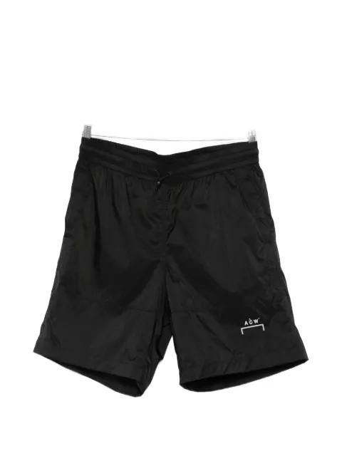 logo-print panelled shorts by A-COLD-WALL*