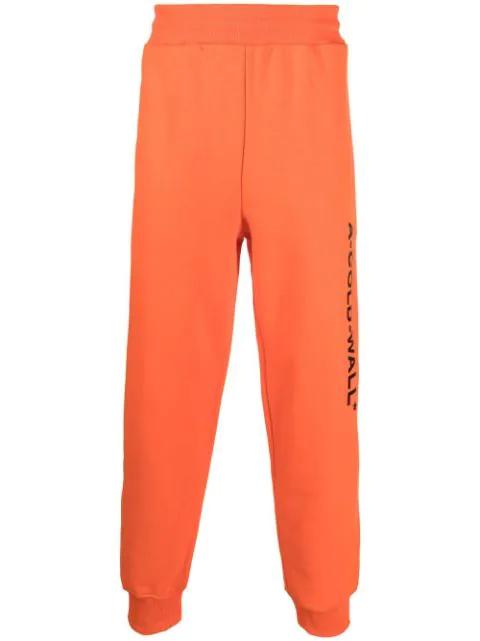 logo-print track pants by A-COLD-WALL*