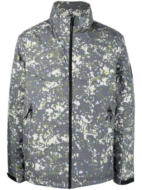 logo-print zipped jacket by A-COLD-WALL*