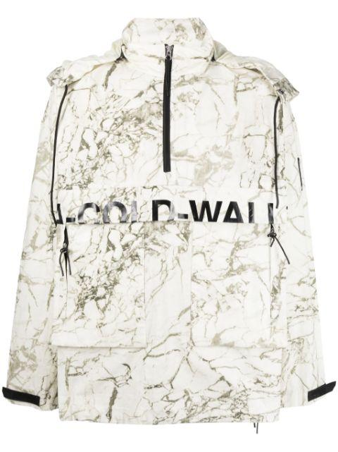 marble-print zip-up jacket by A-COLD-WALL*