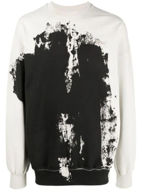 spray-paint cotton sweatshirt by A-COLD-WALL*