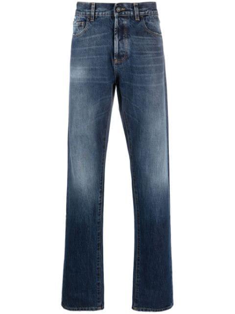 vintage-wash straight-leg jeans by A-COLD-WALL*
