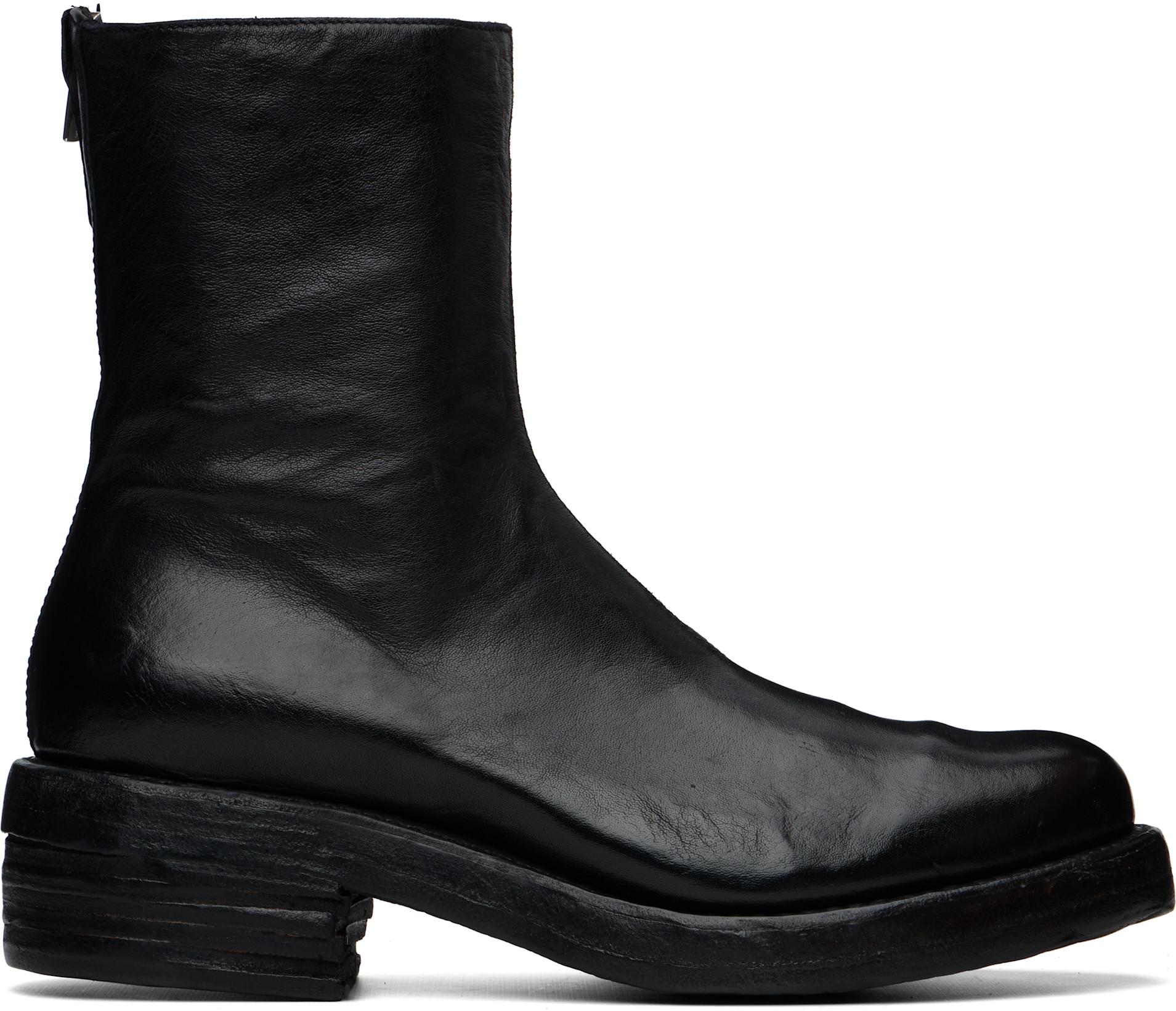Black Kangaroo M110 Boots by A DICIANNOVEVENTITRE