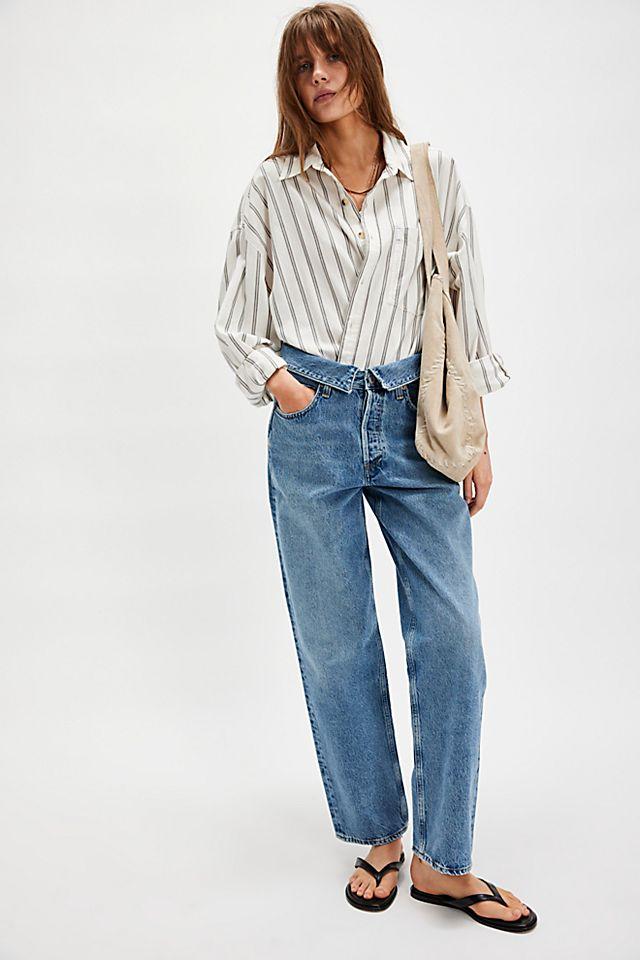 AGOLDE Echo Taper Jeans by A GO LD E | FREE PEOPLE
