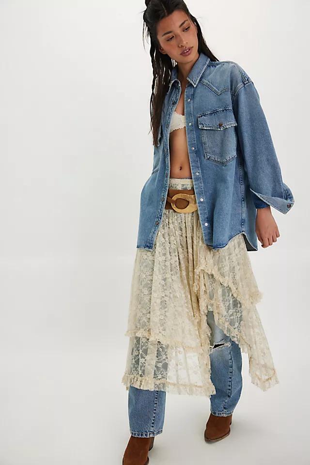 AGOLDE Lotta Shirt by A GO LD E | FREE PEOPLE