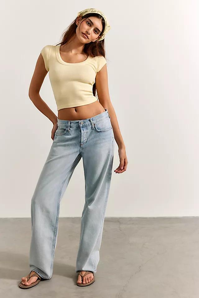 AGOLDE Low-Rise Loose Jeans by A GO LD E | FREE PEOPLE