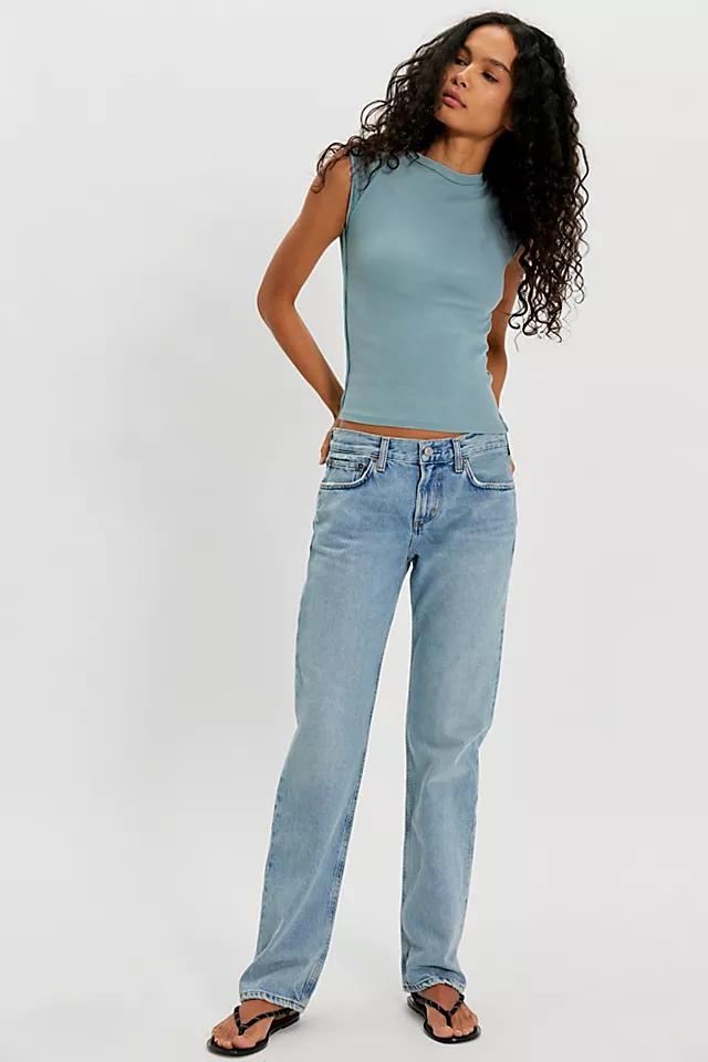 AGOLDE Low-Rise Slim Jeans by A GO LD E | FREE PEOPLE