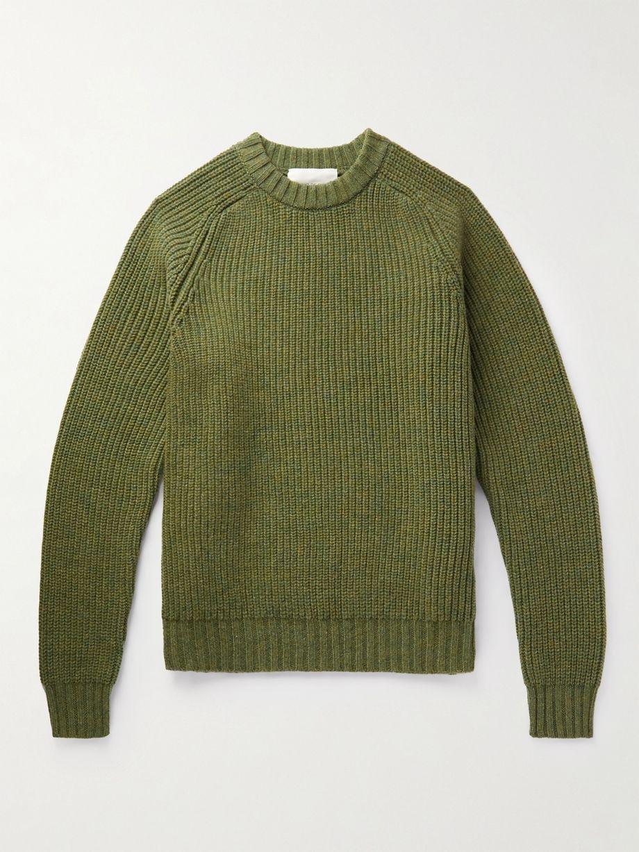 Badger Ribbed Merino Wool and Cashmere-Blend Sweater by A KIND OF GUISE