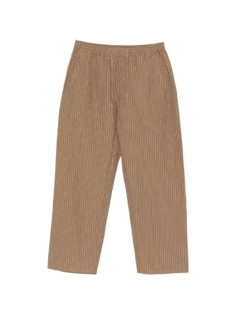 Samurai stripe drawstring trousers by A KIND OF GUISE