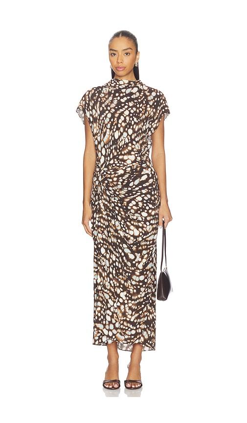 A.L.C. Alma Dress in Brown,Blue by A.L.C.
