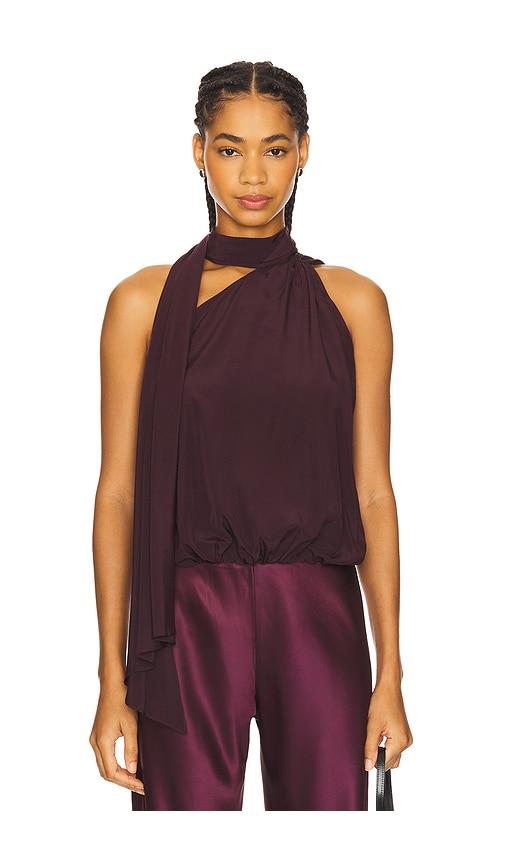 A.L.C. Celeste Top in Burgundy by A.L.C.