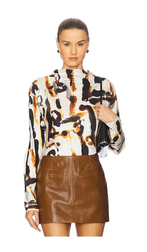 A.L.C. Georgia Top in Cream,Brown by A.L.C.
