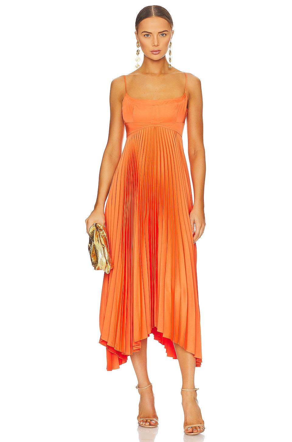 A.L.C. Hollie Dress in Orange by A.L.C.