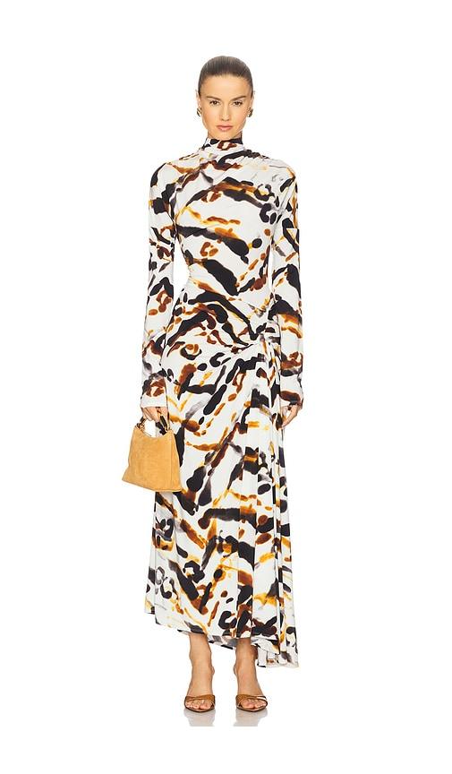 A.L.C. Lia Dress in Ivory,Brown by A.L.C.