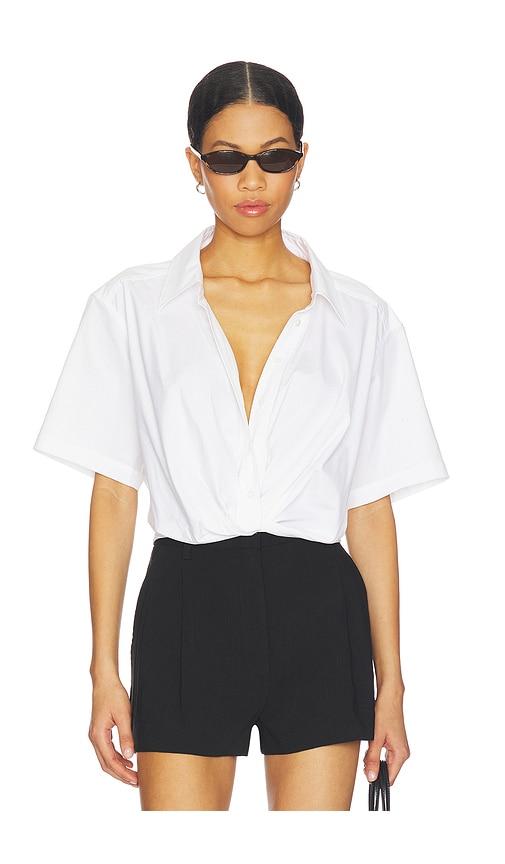 A.L.C. Lily Top in White by A.L.C.
