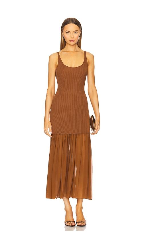 A.L.C. Micky Dress in Cognac by A.L.C.
