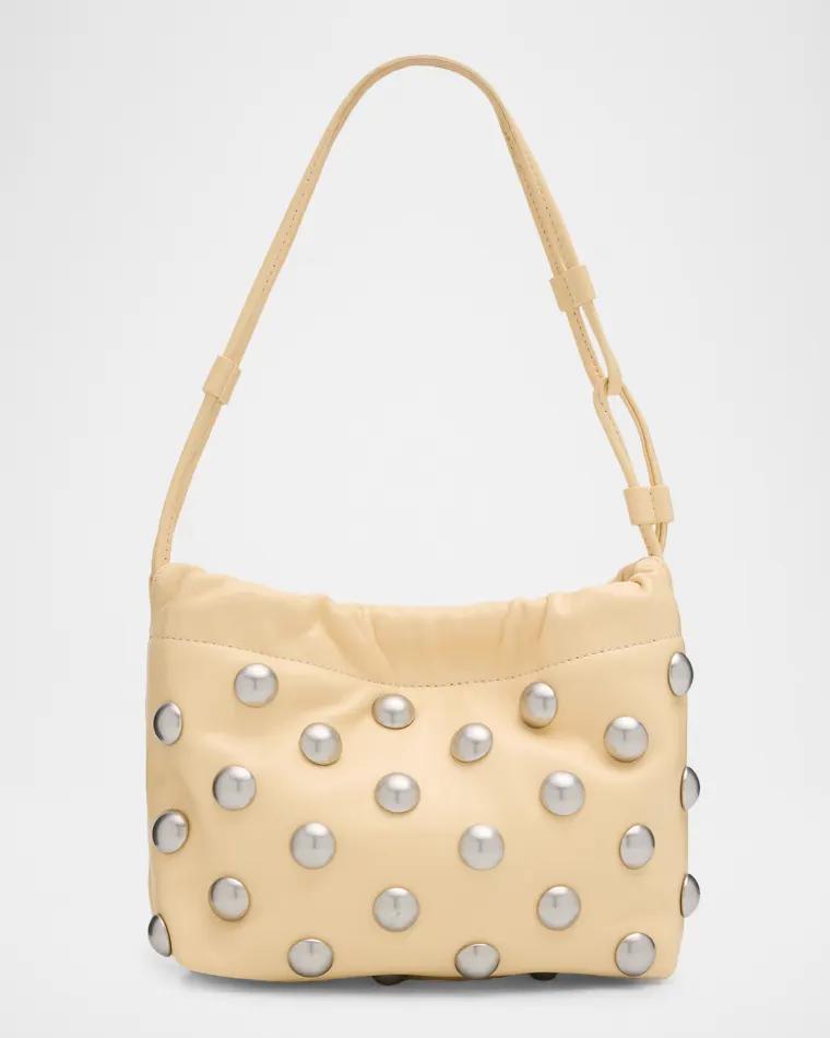 Arden Studded Vegan Leather Shoulder Bag by A.L.C.