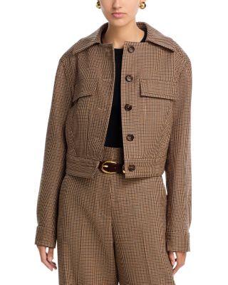 Blake Plaid Wool Jacket by A.L.C.