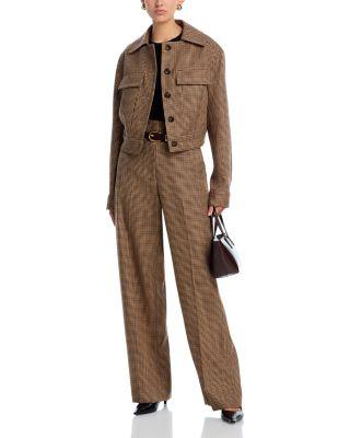 Blake Plaid Wool Jacket & Pants by A.L.C.