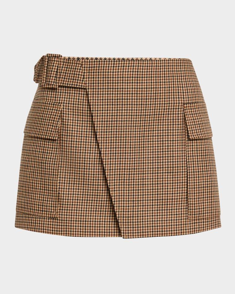 Conan Check Mini Skirt by A.L.C.