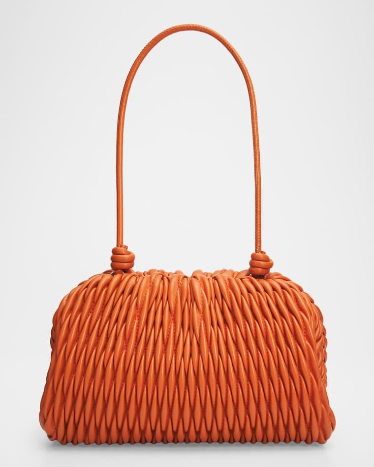 Elio Quilted Vegan Leather Clutch Bag by A.L.C.