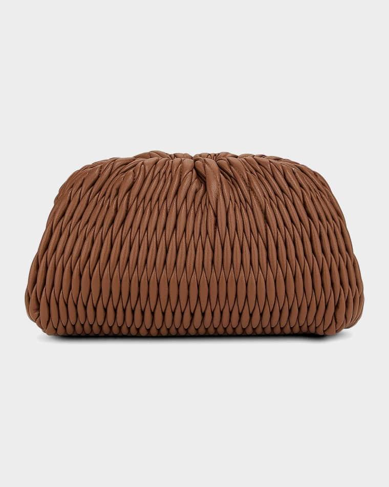 Elio Quilted Vegan Leather Clutch Bag by A.L.C.