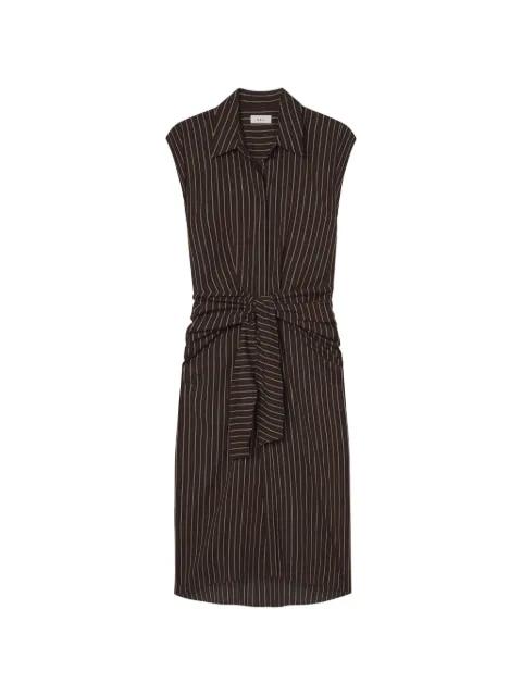 Emilia striped tie mini dress by A.L.C.