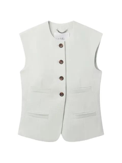 Georgie button-up vest by A.L.C.