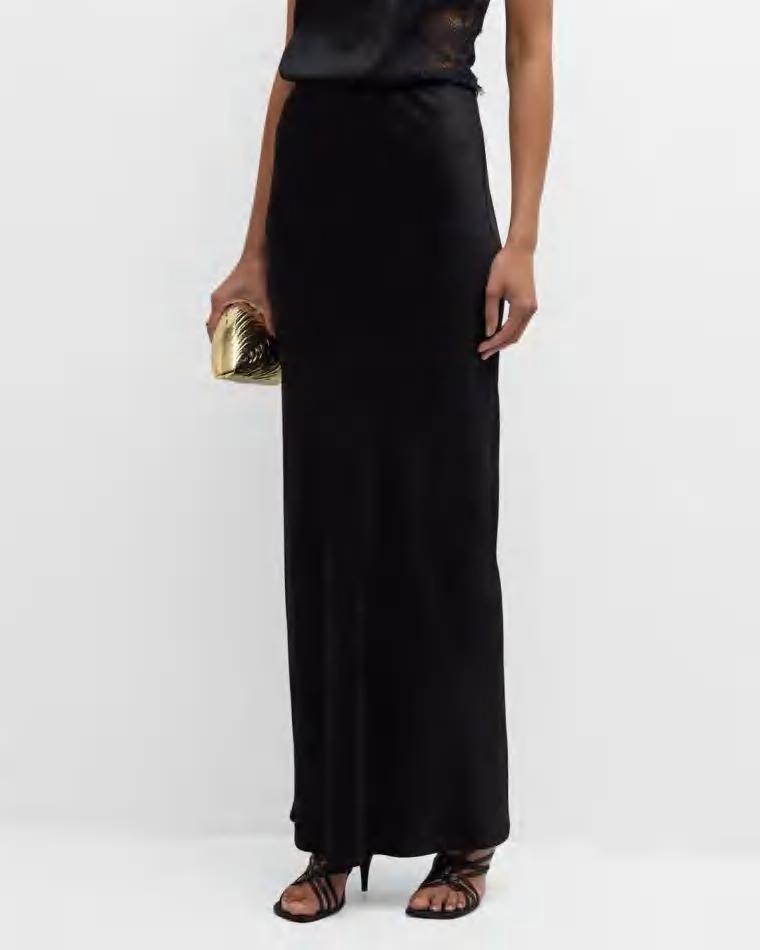 Greta Satin Maxi Skirt by A.L.C.