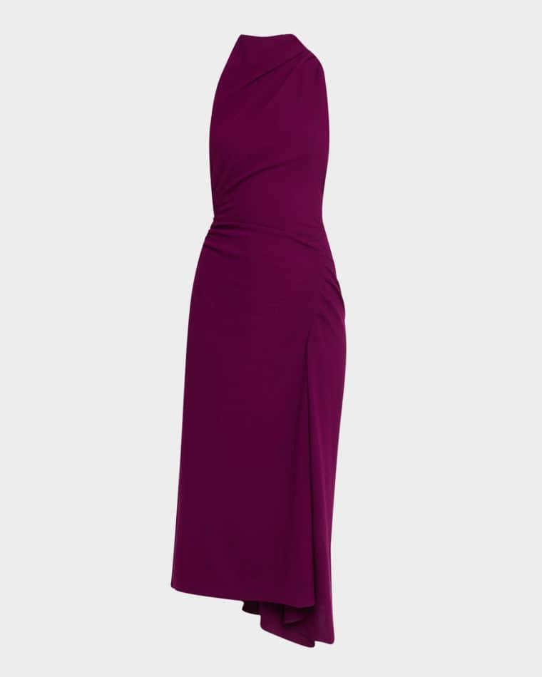 Inez Draped High-Neck Dress by A.L.C.