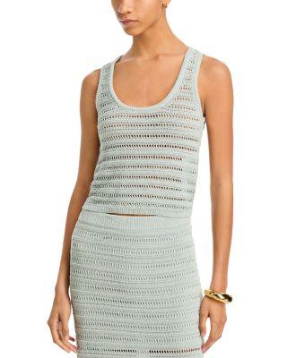 Kira Open Stitch Striped Tank Top by A.L.C.