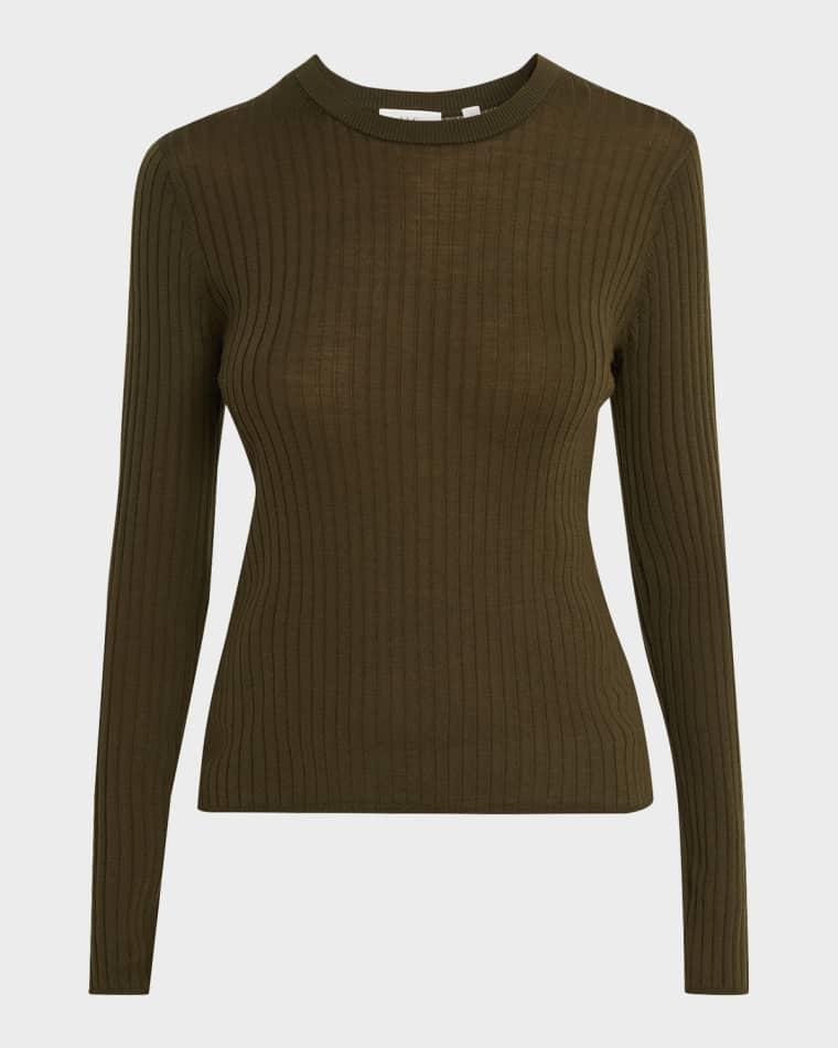Kyle Ribbed Wool Crewneck Sweater by A.L.C.