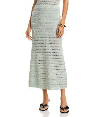 Lana Open Stitch Striped Skirt by A.L.C.