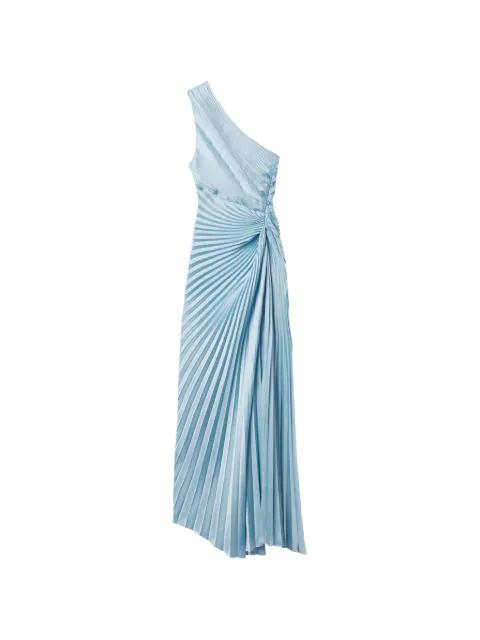 Lara one-shoulder pleated dress by A.L.C.