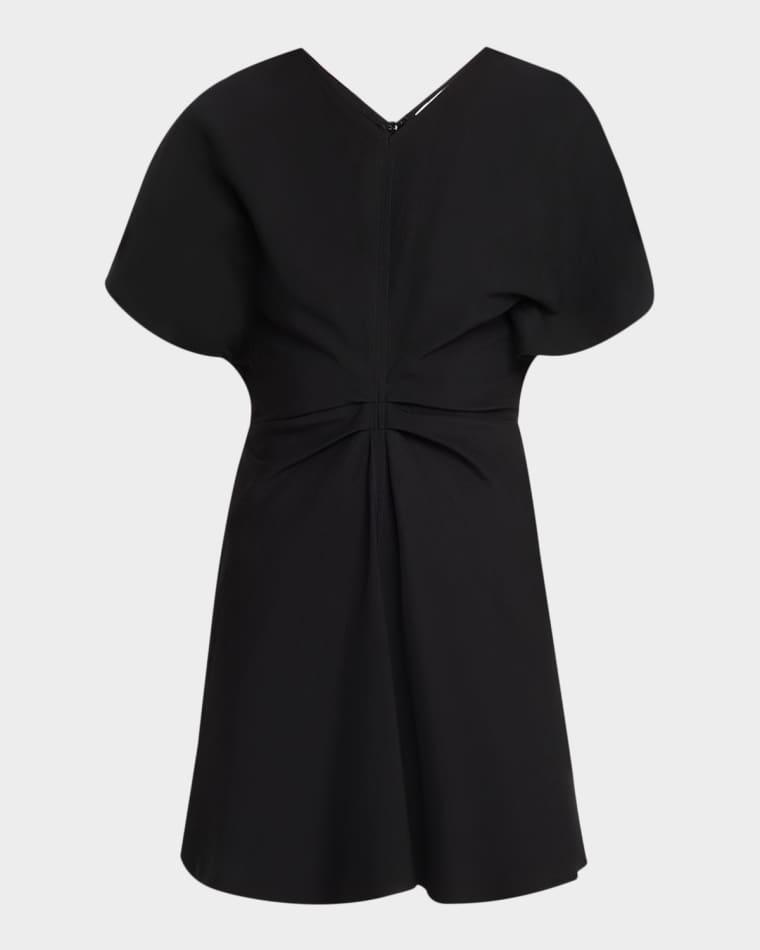 Leni Short-Sleeve Linen-Blend Mini Dress by A.L.C.