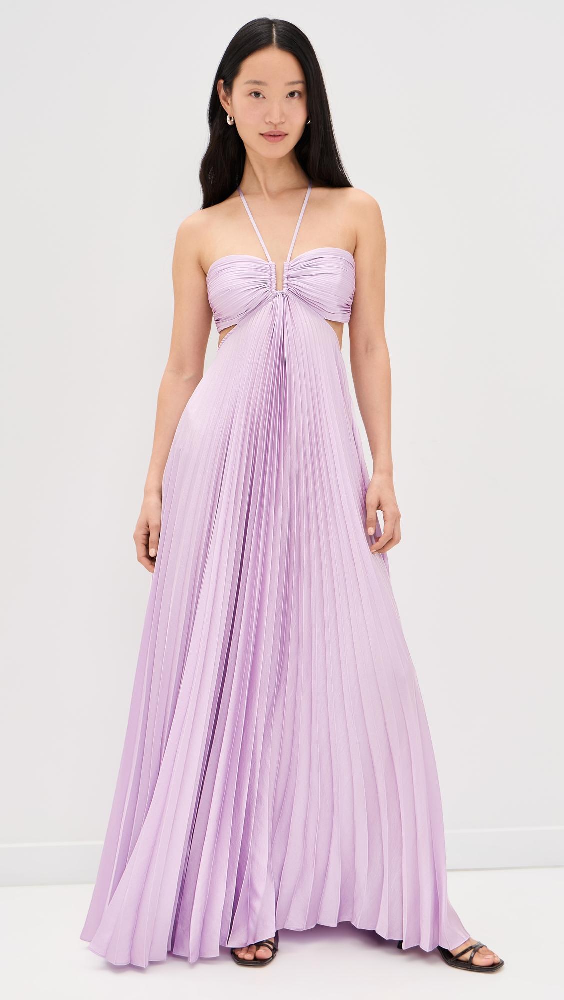 Moira Pleated Maxi Dress by A.L.C.