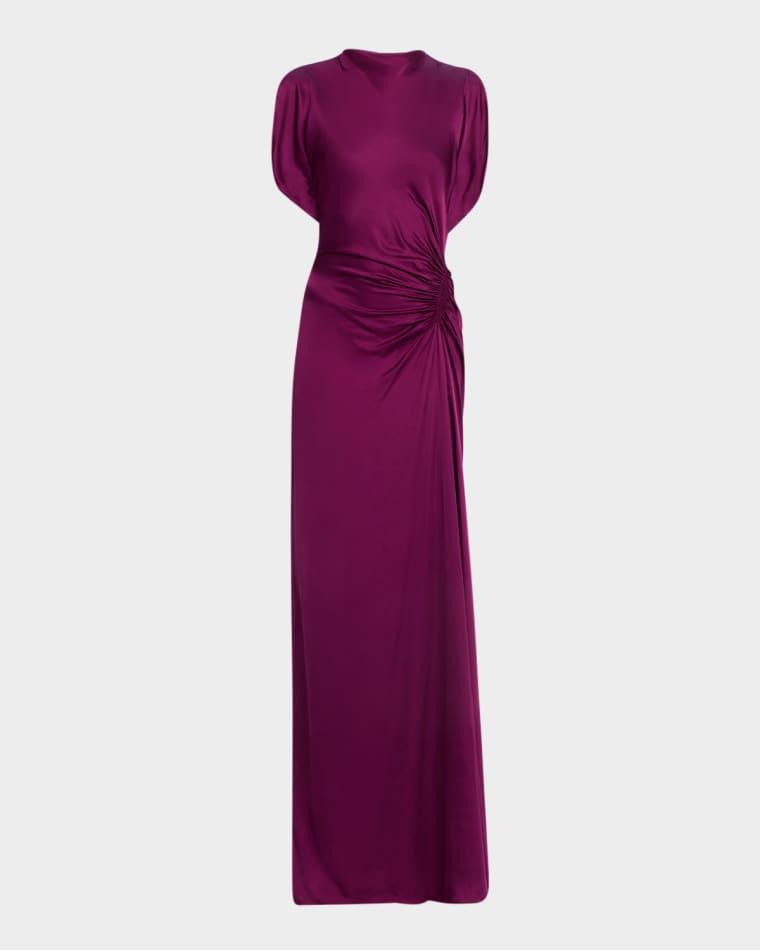 Nadia Draped Satin Gown by A.L.C.