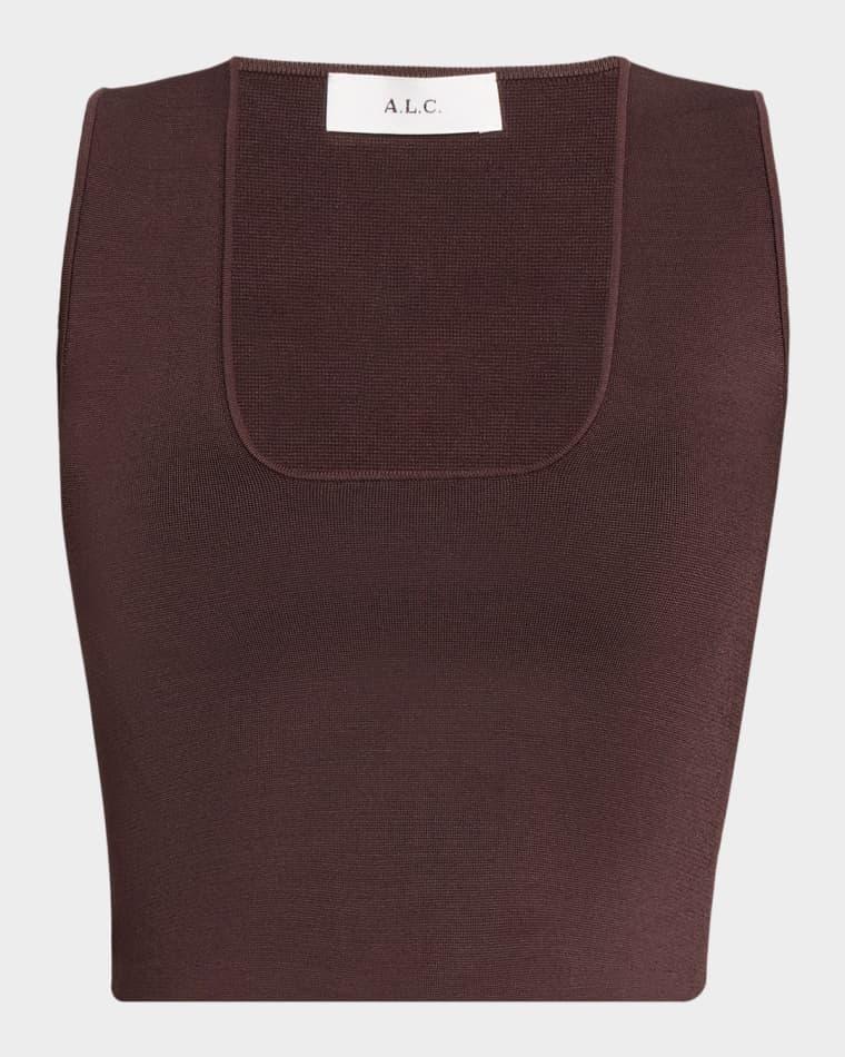 Sera Square-Neck Crop Top by A.L.C.