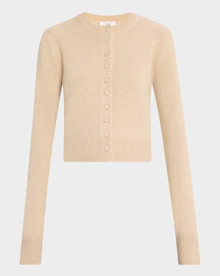 Skyler Cashmere  Crewneck Cardigan by A.L.C.