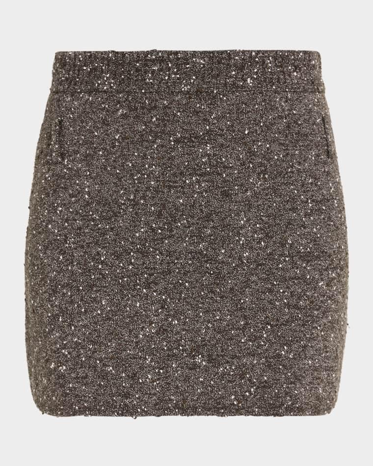 Stella Bouclé Tweed Mini Skirt by A.L.C.