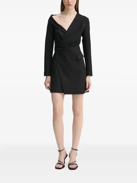 draped asymmetric-shoulder mini dress by A.L.C.