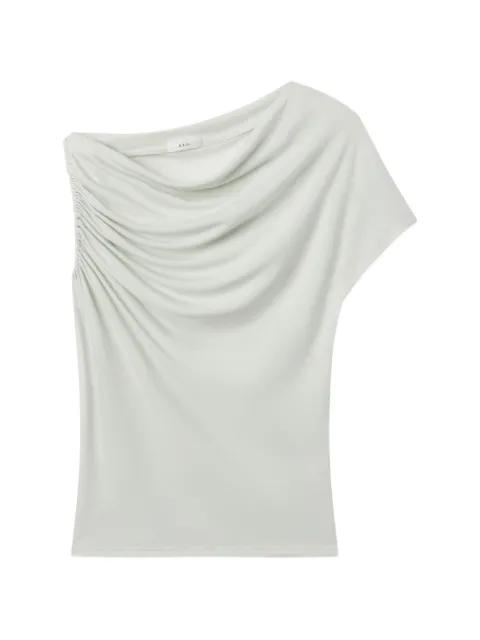 draped one-shoulder tee by A.L.C.